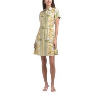 TAYLOR Belted Shirt Mini Dress